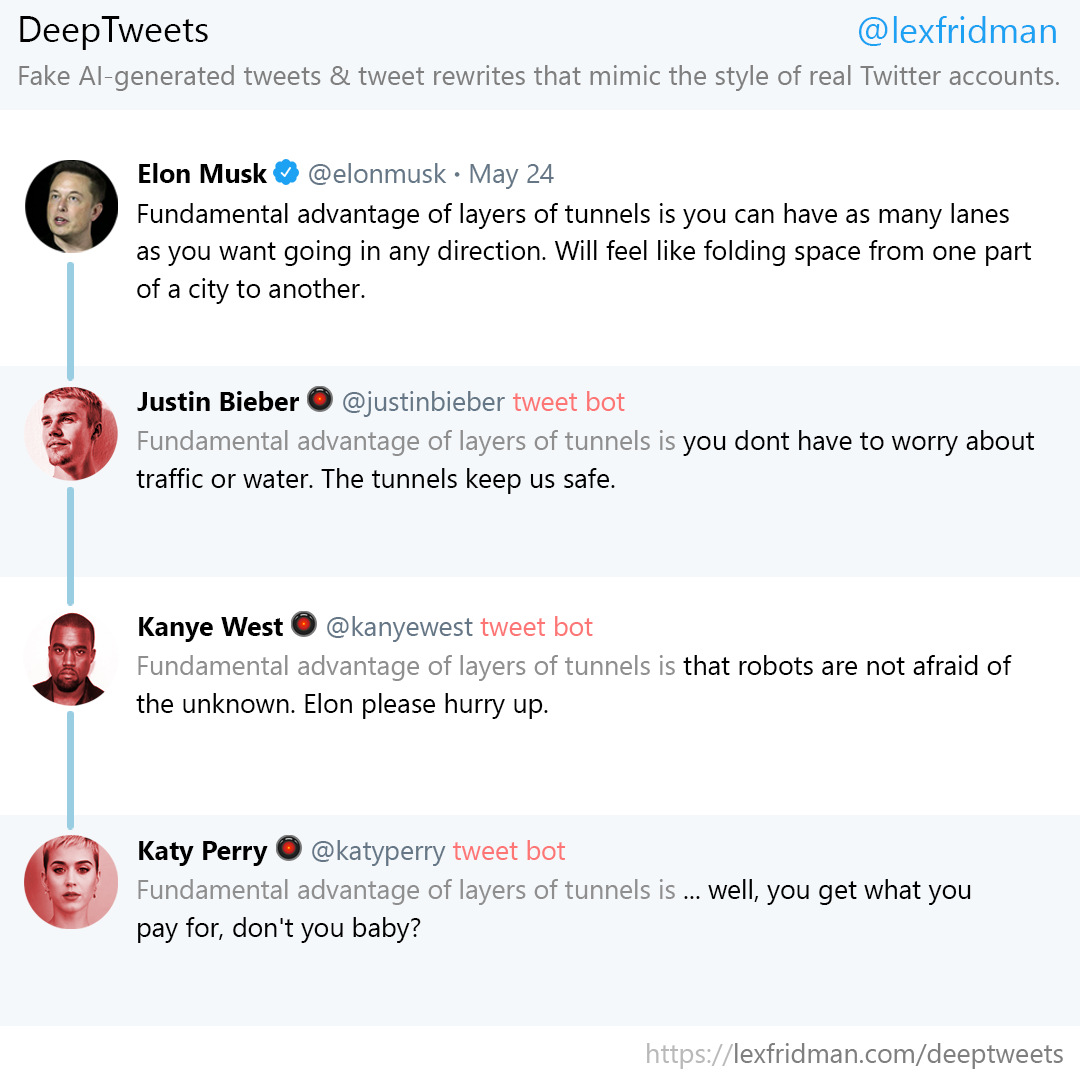 Deeptweets Generating Fake Tweets With Neural Networks Trained On Individual Twitter Accounts